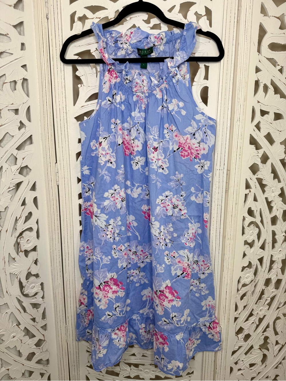 Lauren Ralph Lauren Light Blue Floral Dress